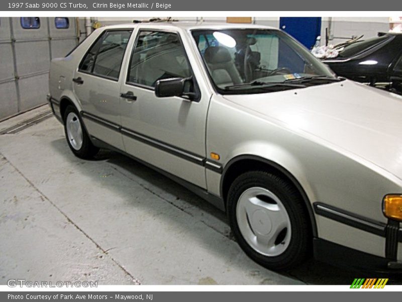 Citrin Beige Metallic / Beige 1997 Saab 9000 CS Turbo