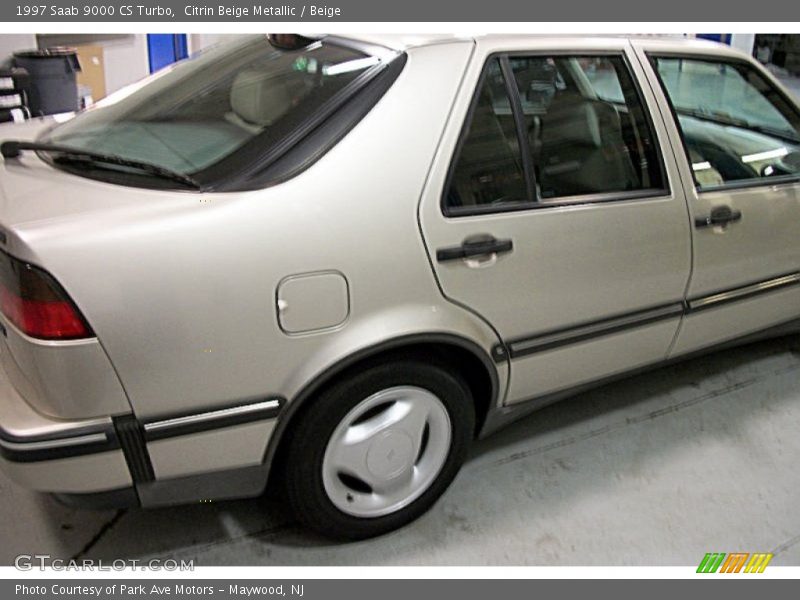 Citrin Beige Metallic / Beige 1997 Saab 9000 CS Turbo