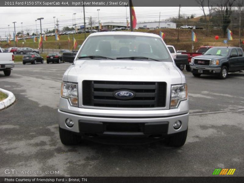 Ingot Silver Metallic / Steel Gray 2011 Ford F150 STX SuperCab 4x4