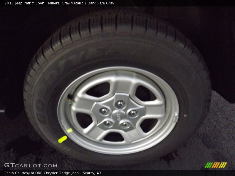 Mineral Gray Metallic / Dark Slate Gray 2013 Jeep Patriot Sport