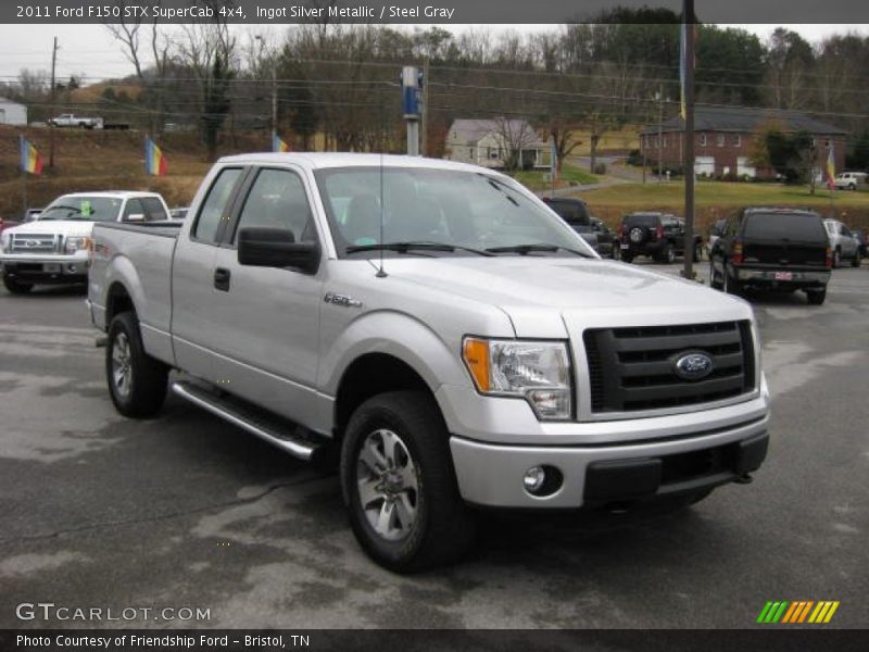 Ingot Silver Metallic / Steel Gray 2011 Ford F150 STX SuperCab 4x4