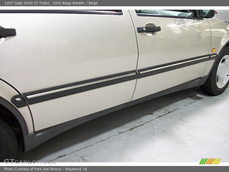 Citrin Beige Metallic / Beige 1997 Saab 9000 CS Turbo