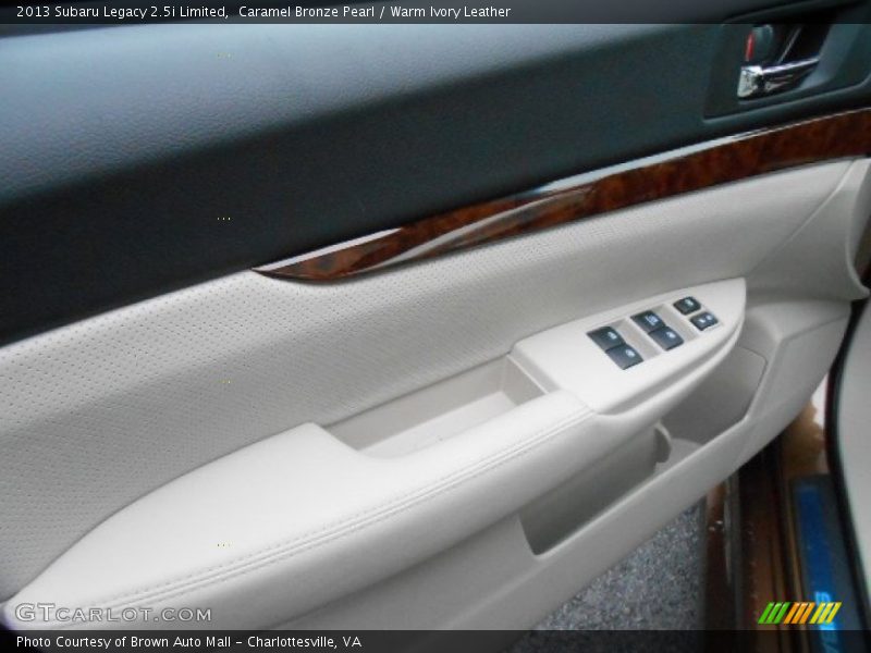 Caramel Bronze Pearl / Warm Ivory Leather 2013 Subaru Legacy 2.5i Limited