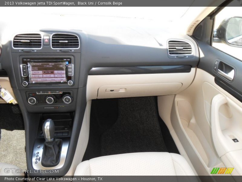 Black Uni / Cornsilk Beige 2013 Volkswagen Jetta TDI SportWagen