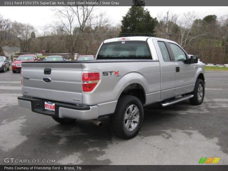 Ingot Silver Metallic / Steel Gray 2011 Ford F150 STX SuperCab 4x4