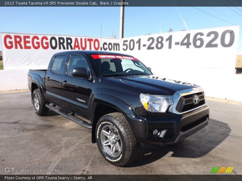 Black / Graphite 2013 Toyota Tacoma V6 SR5 Prerunner Double Cab