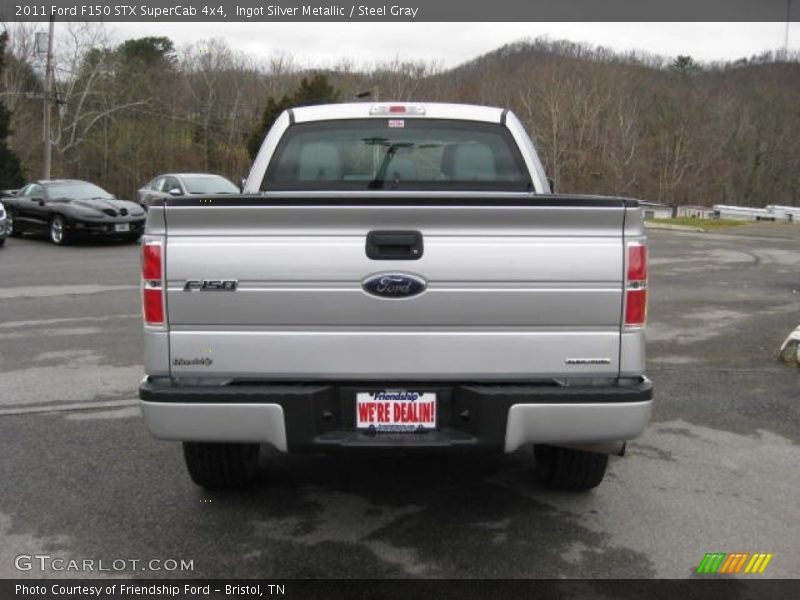 Ingot Silver Metallic / Steel Gray 2011 Ford F150 STX SuperCab 4x4