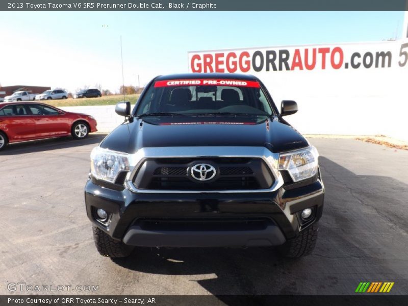 Black / Graphite 2013 Toyota Tacoma V6 SR5 Prerunner Double Cab