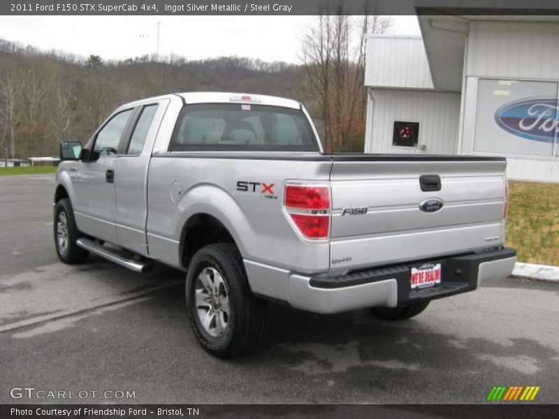 Ingot Silver Metallic / Steel Gray 2011 Ford F150 STX SuperCab 4x4