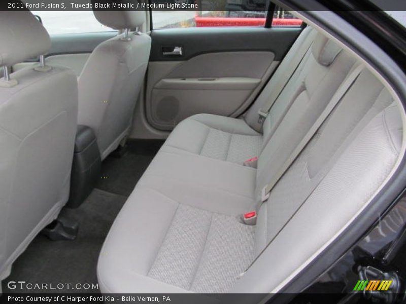Tuxedo Black Metallic / Medium Light Stone 2011 Ford Fusion S