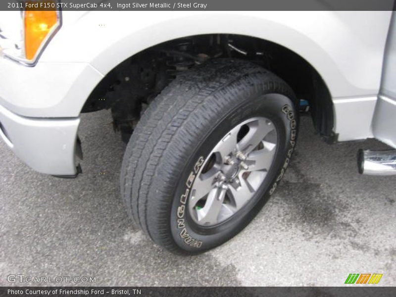 Ingot Silver Metallic / Steel Gray 2011 Ford F150 STX SuperCab 4x4