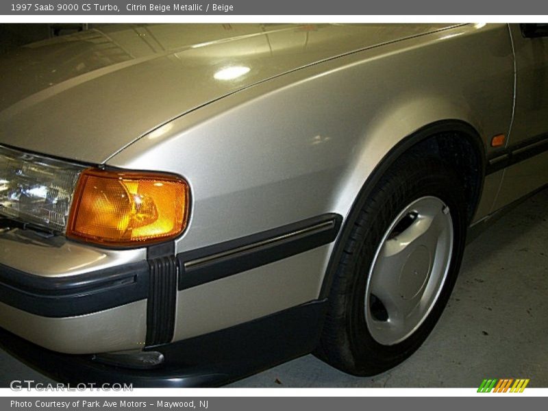 Citrin Beige Metallic / Beige 1997 Saab 9000 CS Turbo