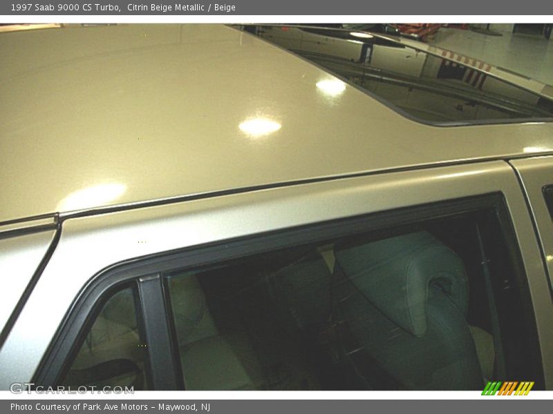 Citrin Beige Metallic / Beige 1997 Saab 9000 CS Turbo