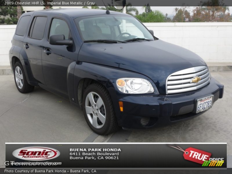 Imperial Blue Metallic / Gray 2009 Chevrolet HHR LS