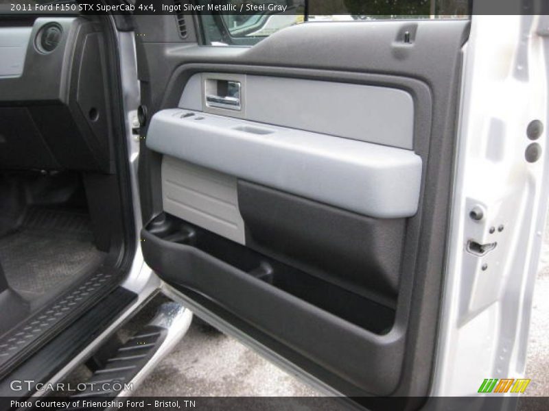 Ingot Silver Metallic / Steel Gray 2011 Ford F150 STX SuperCab 4x4