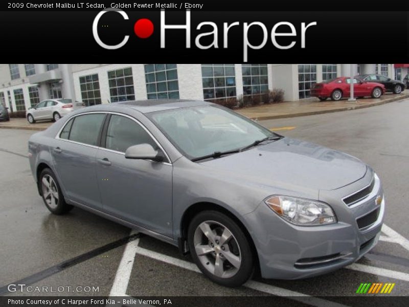 Golden Pewter Metallic / Ebony 2009 Chevrolet Malibu LT Sedan