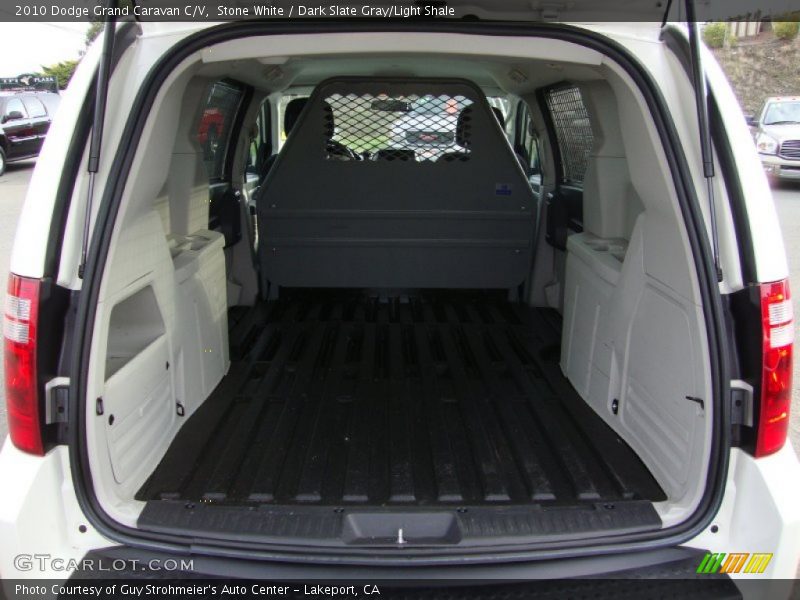 Stone White / Dark Slate Gray/Light Shale 2010 Dodge Grand Caravan C/V