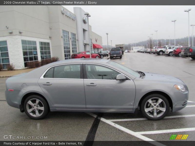 Golden Pewter Metallic / Ebony 2009 Chevrolet Malibu LT Sedan