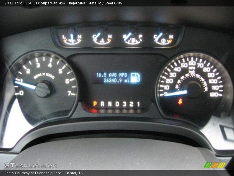Ingot Silver Metallic / Steel Gray 2011 Ford F150 STX SuperCab 4x4