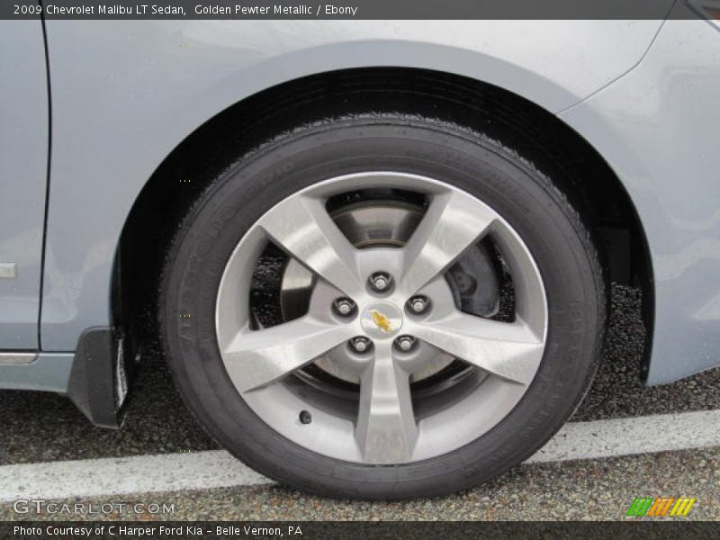 Golden Pewter Metallic / Ebony 2009 Chevrolet Malibu LT Sedan