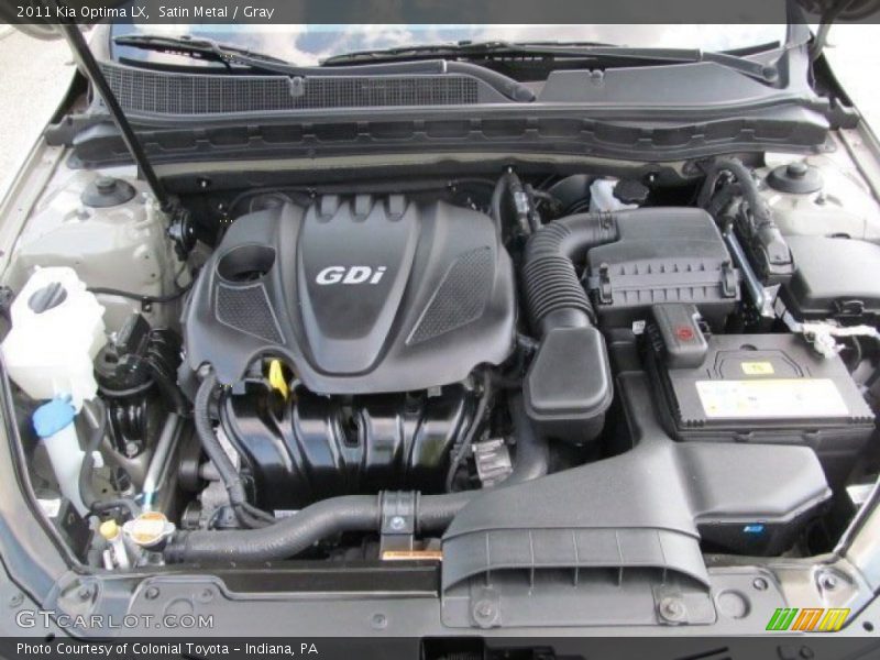  2011 Optima LX Engine - 2.4 Liter GDi DOHC 16-Valve VVT 4 Cylinder