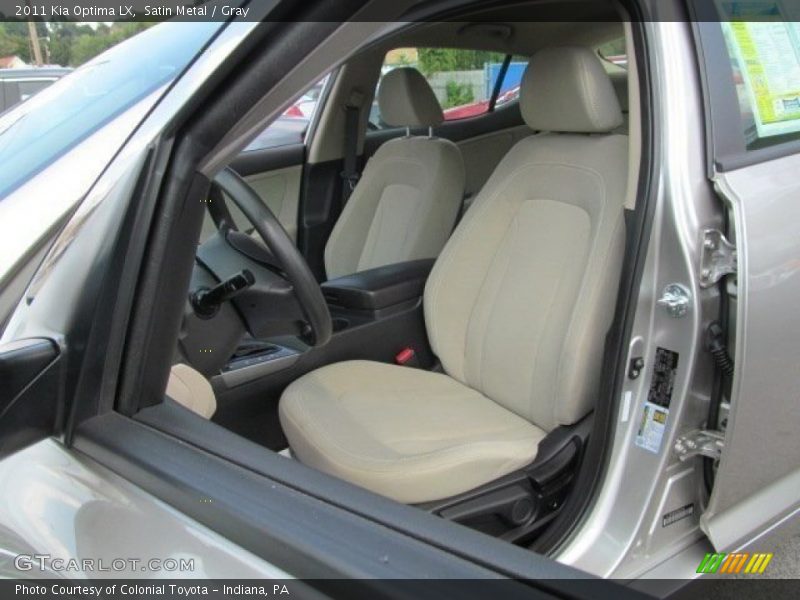 Front Seat of 2011 Optima LX