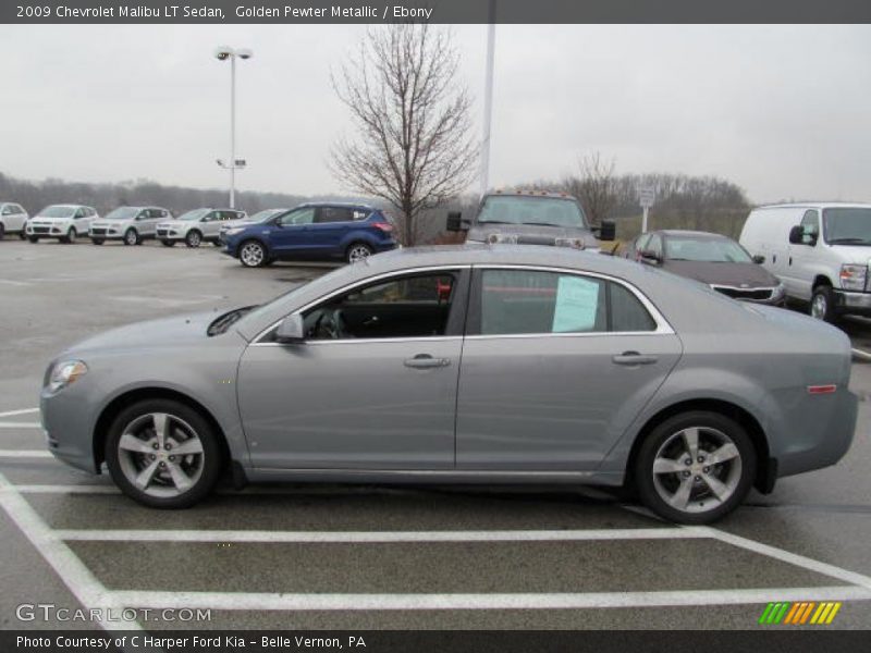 Golden Pewter Metallic / Ebony 2009 Chevrolet Malibu LT Sedan