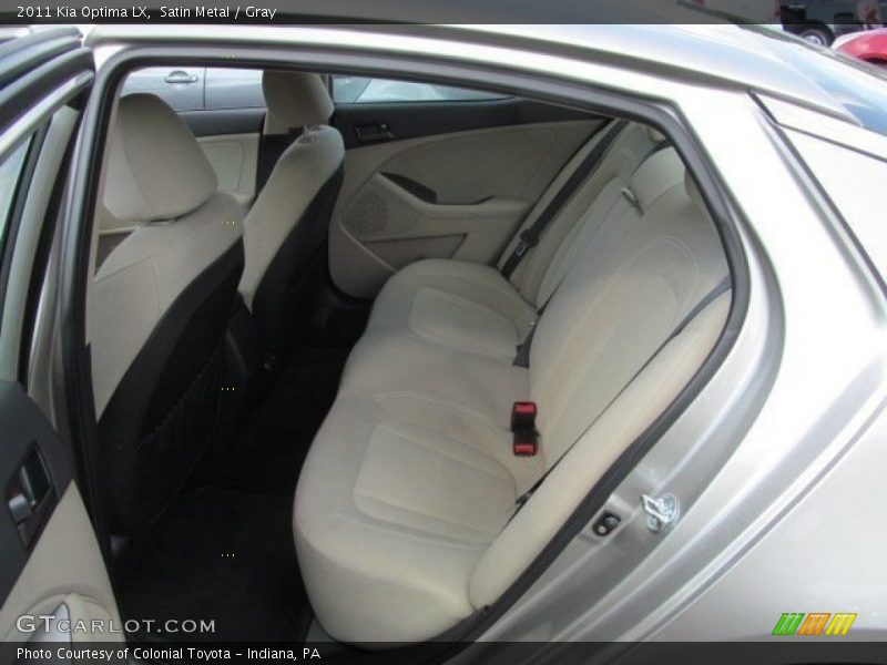 Rear Seat of 2011 Optima LX