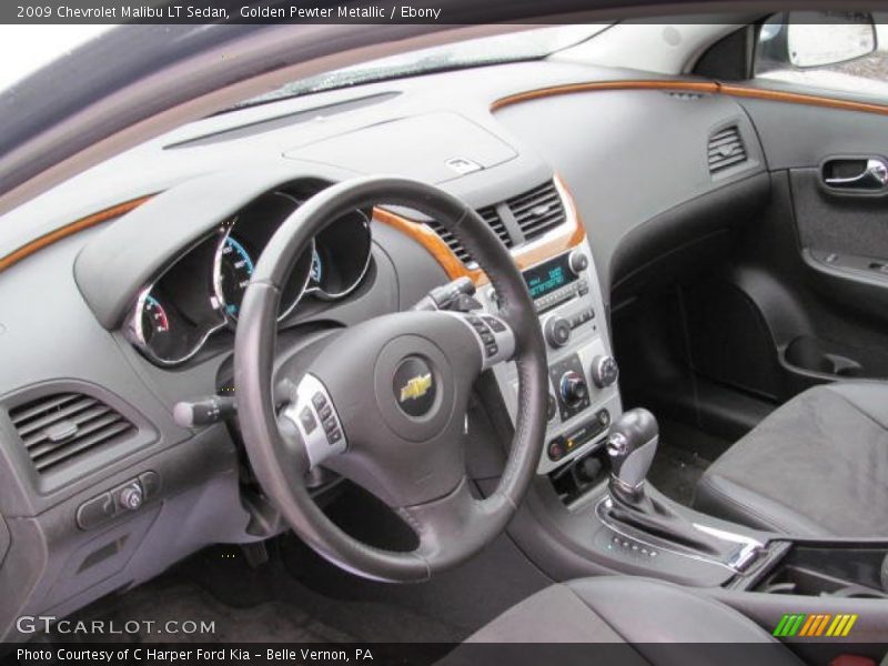 Golden Pewter Metallic / Ebony 2009 Chevrolet Malibu LT Sedan