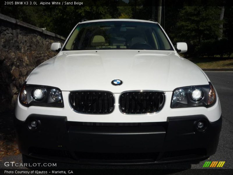 Alpine White / Sand Beige 2005 BMW X3 3.0i