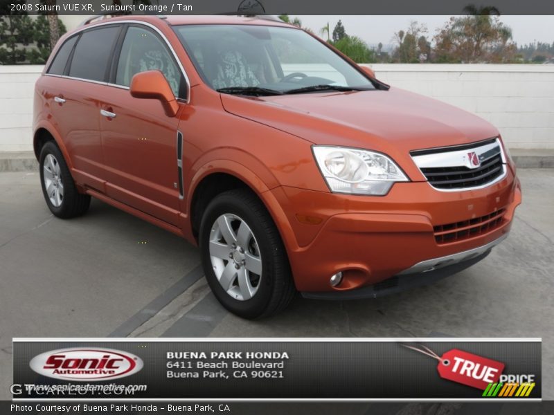 Sunburst Orange / Tan 2008 Saturn VUE XR