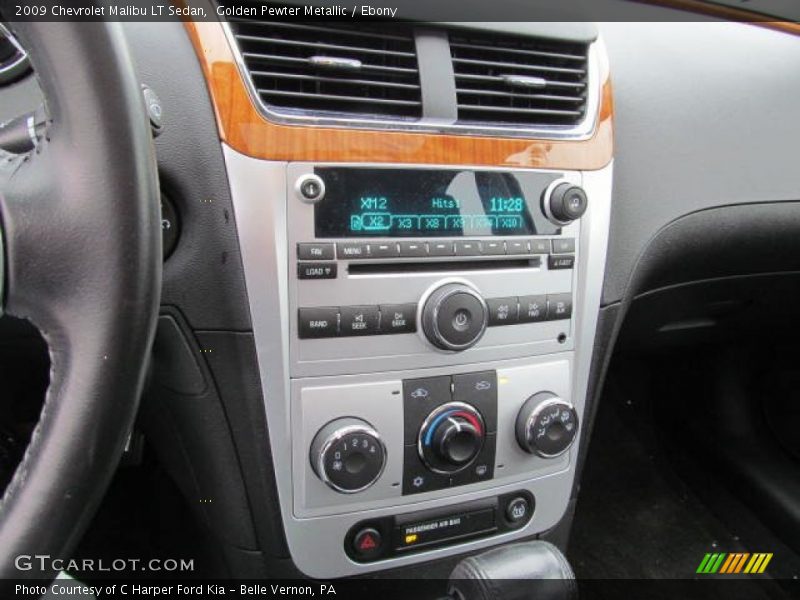 Golden Pewter Metallic / Ebony 2009 Chevrolet Malibu LT Sedan