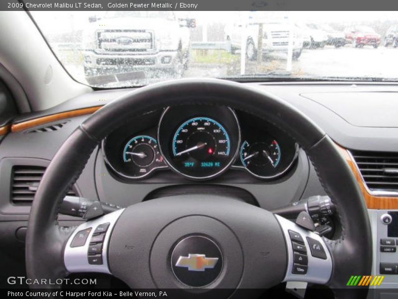 Golden Pewter Metallic / Ebony 2009 Chevrolet Malibu LT Sedan