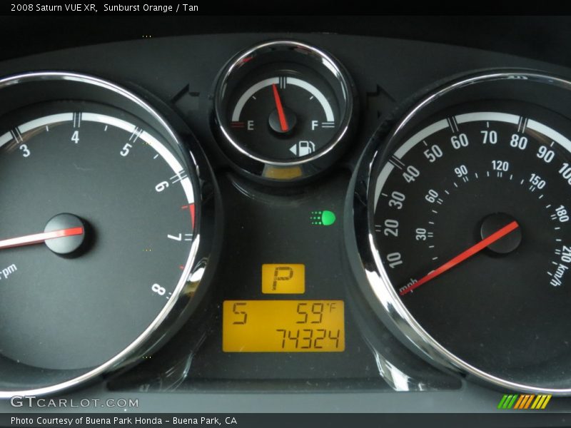 Sunburst Orange / Tan 2008 Saturn VUE XR