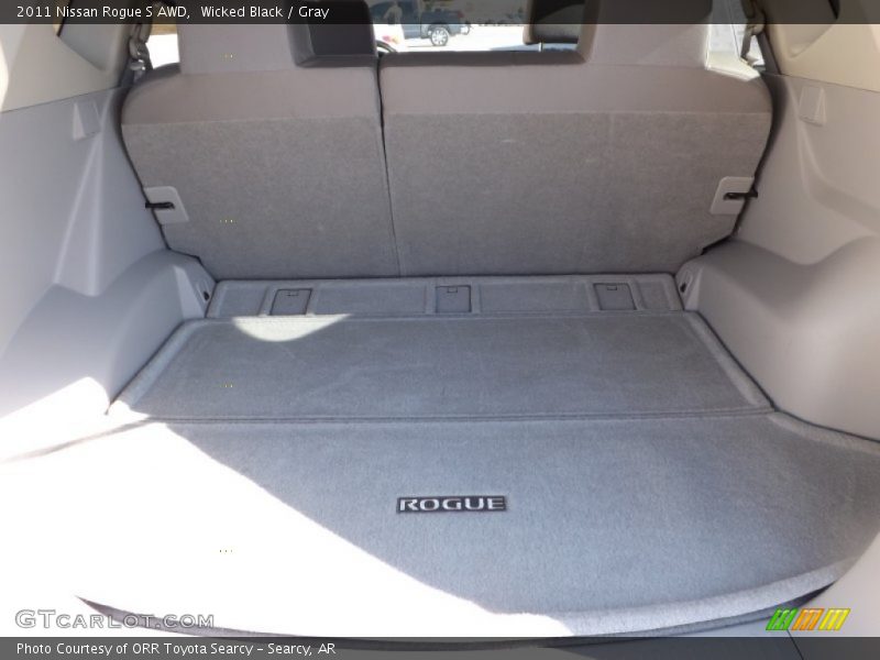 Wicked Black / Gray 2011 Nissan Rogue S AWD