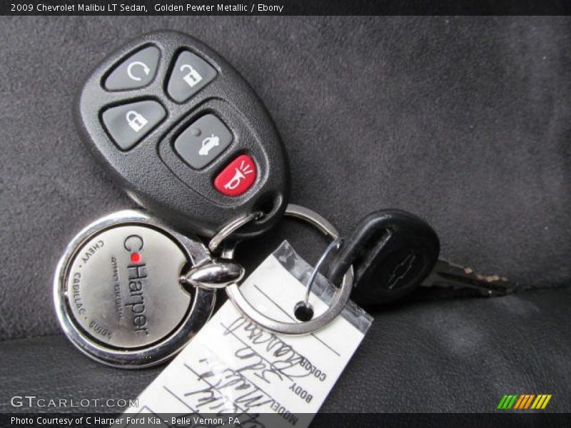 Golden Pewter Metallic / Ebony 2009 Chevrolet Malibu LT Sedan