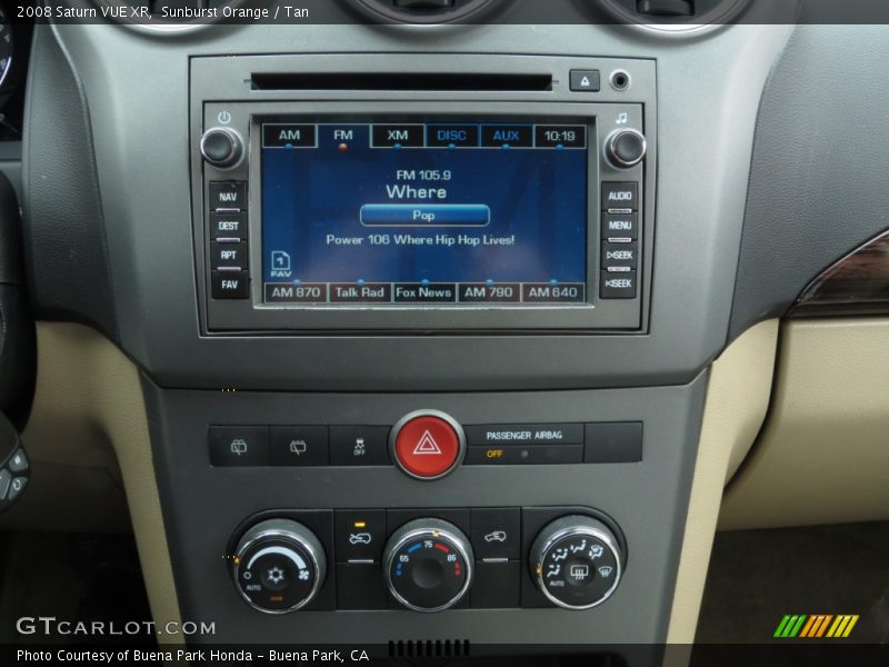 Sunburst Orange / Tan 2008 Saturn VUE XR