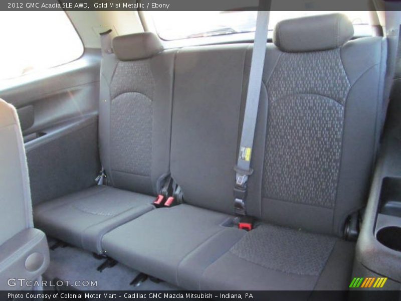 Gold Mist Metallic / Ebony 2012 GMC Acadia SLE AWD