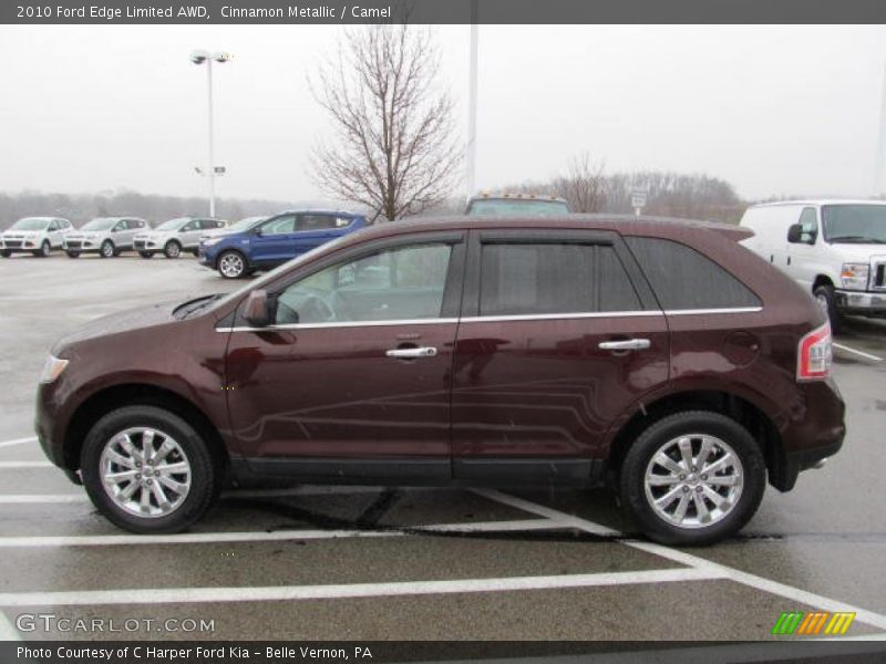 Cinnamon Metallic / Camel 2010 Ford Edge Limited AWD