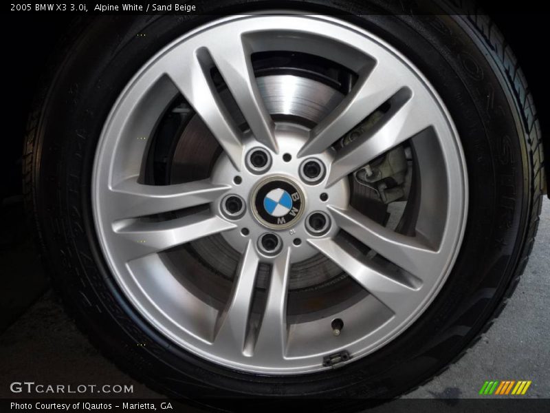 Alpine White / Sand Beige 2005 BMW X3 3.0i