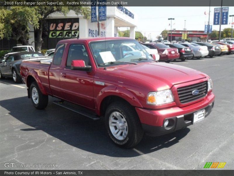 Redfire Metallic / Medium Dark Flint 2008 Ford Ranger Sport SuperCab