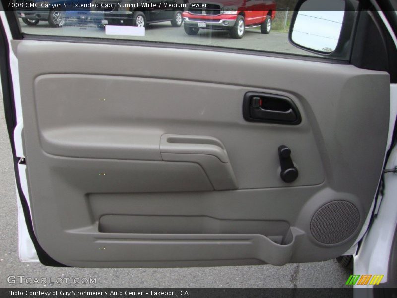 Summit White / Medium Pewter 2008 GMC Canyon SL Extended Cab
