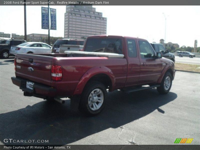 Redfire Metallic / Medium Dark Flint 2008 Ford Ranger Sport SuperCab