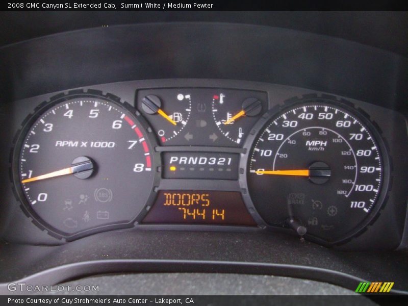 Summit White / Medium Pewter 2008 GMC Canyon SL Extended Cab