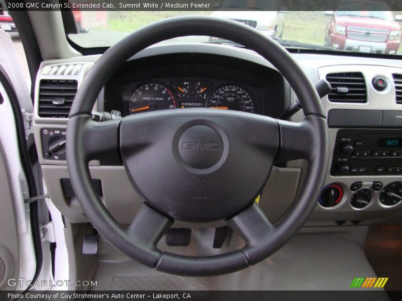 Summit White / Medium Pewter 2008 GMC Canyon SL Extended Cab