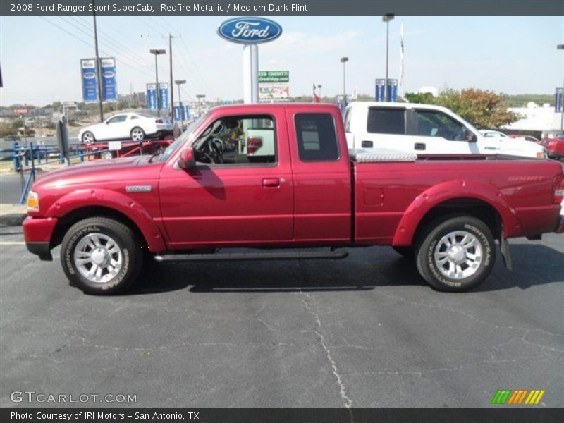 Redfire Metallic / Medium Dark Flint 2008 Ford Ranger Sport SuperCab