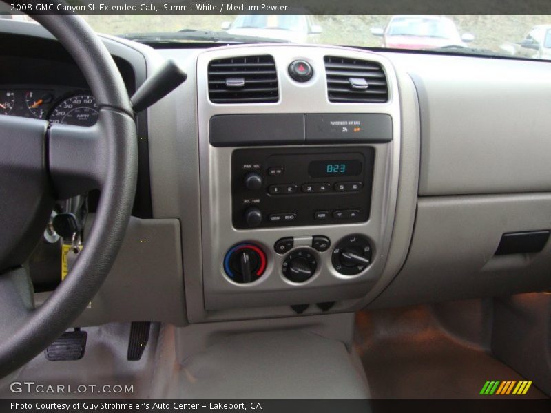 Summit White / Medium Pewter 2008 GMC Canyon SL Extended Cab