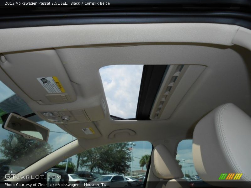 Black / Cornsilk Beige 2013 Volkswagen Passat 2.5L SEL