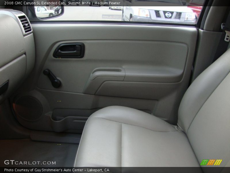 Summit White / Medium Pewter 2008 GMC Canyon SL Extended Cab