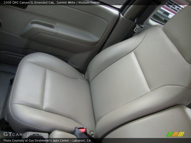 Summit White / Medium Pewter 2008 GMC Canyon SL Extended Cab